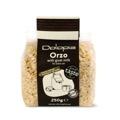 Kritharaki (orzo) au lait de chèvre 250g Dolopia vue de face