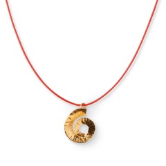 Spiral pendant gold plated...