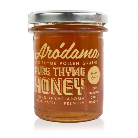 Cretan thyme honey 250g Arodama front view