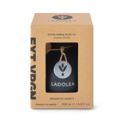 Extra Virgin Olive Oil Megaritiki 200ml Ladolea terracotta amphora front view in its packaging