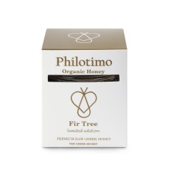 Miel de sapin bio grec 250g Philotimo édition limitée, vue de l'emballage