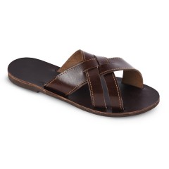 Leather sandals "Zeus" -...