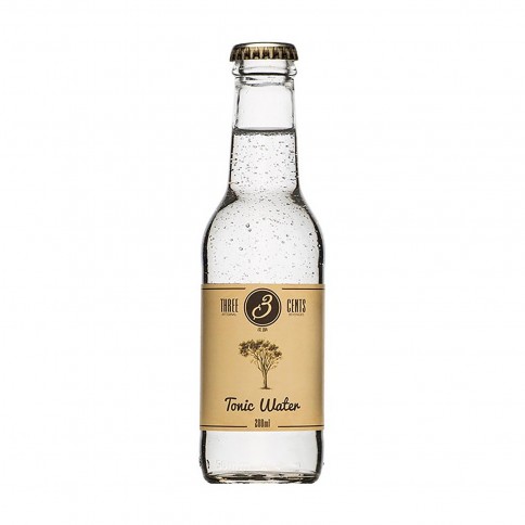 Tonic nature "Tonic Water" 200ml Three Cents vue de face