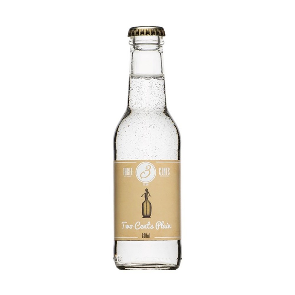 "Two Cents Plain" sparkling water 200ml THREE CENTS