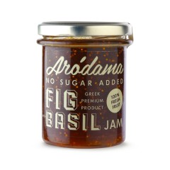 Fig jam with no added sugar 220g ARODAMA, front view