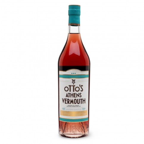 Bottle of Otto's Athens Vermouth 750ml, front view