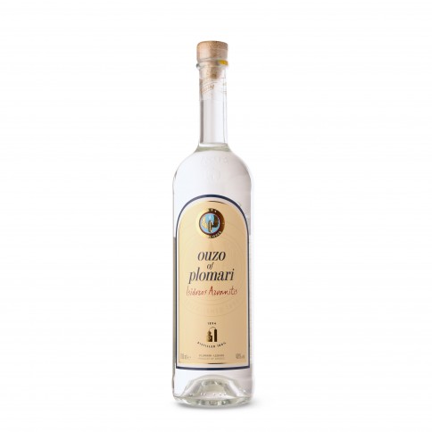 Ouzo Plomari 70cl ISIDOROU ARVANITI, vu de face