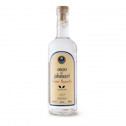 Ouzo Plomari 20cl ISIDOROU ARVANITI, vu de face