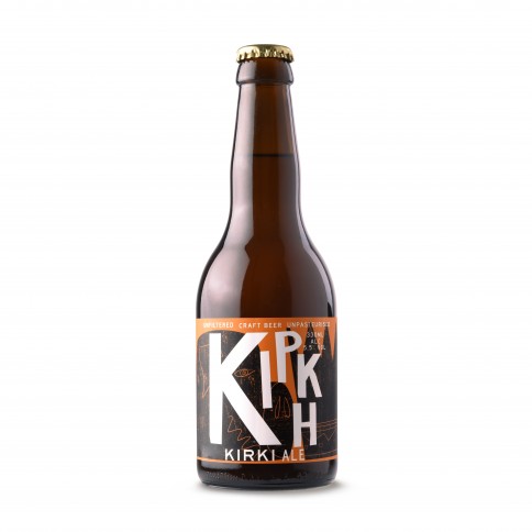 Kirki greek craft beer Pale Ale 330ml front view