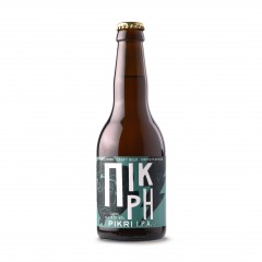 Pikri I.P.A. 330ml greek craft beer Kirki Beers front view