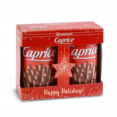 Caprice - Pack de Noël (2 x 400g) Papadopoulou, vu de face Caprice - Pack de Noël (2 x 400g) Papadopoulou, vu de face