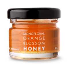 Miel grec à la fleur d'oranger de Lakonia 30g Valsamo, vu de face