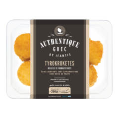Tyrokroketes, greek cheese croquettes 200g Authentique Grec, front view