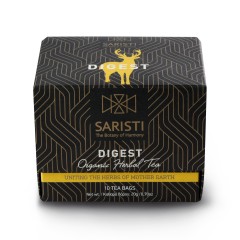 Infusion bio Digestion Saristi, boite de 10 sachets, vue de face