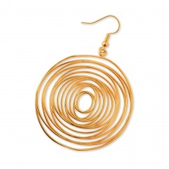 Earrings Cyclops gold plated