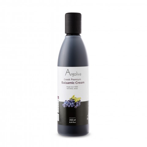 Ελληνική premium κρέμα βαλσάμικου 250ml ARGOLIVA, μπροστινή όψη