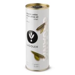 Huile d'olive extra vierge Bio Patrinia 500ml Ladolea vue de face