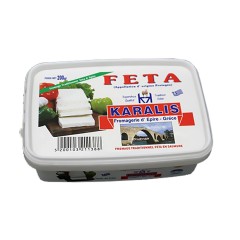 Feta en saumure 200g KARALIS, vue de face