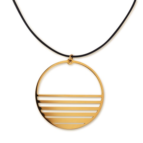 Pendentif plaqué or 18k - Sunset A FUTURE PERFECT, vu de face