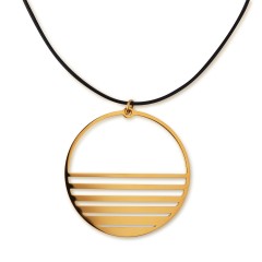 18k Gold plated pendant - Sunset A FUTURE PERFECT, front view