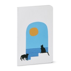 Small Notebook 46 pages Cats and Sun A FUTURE PERFECT, front view