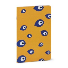 Small Notebook 46 pages Blue eyes-GoldA FUTURE PERFECT, front view