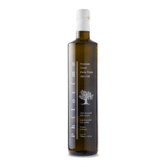 Huile d'olive extra vierge "Koroneiki" 750ml Philotimo bouteille vue de face
