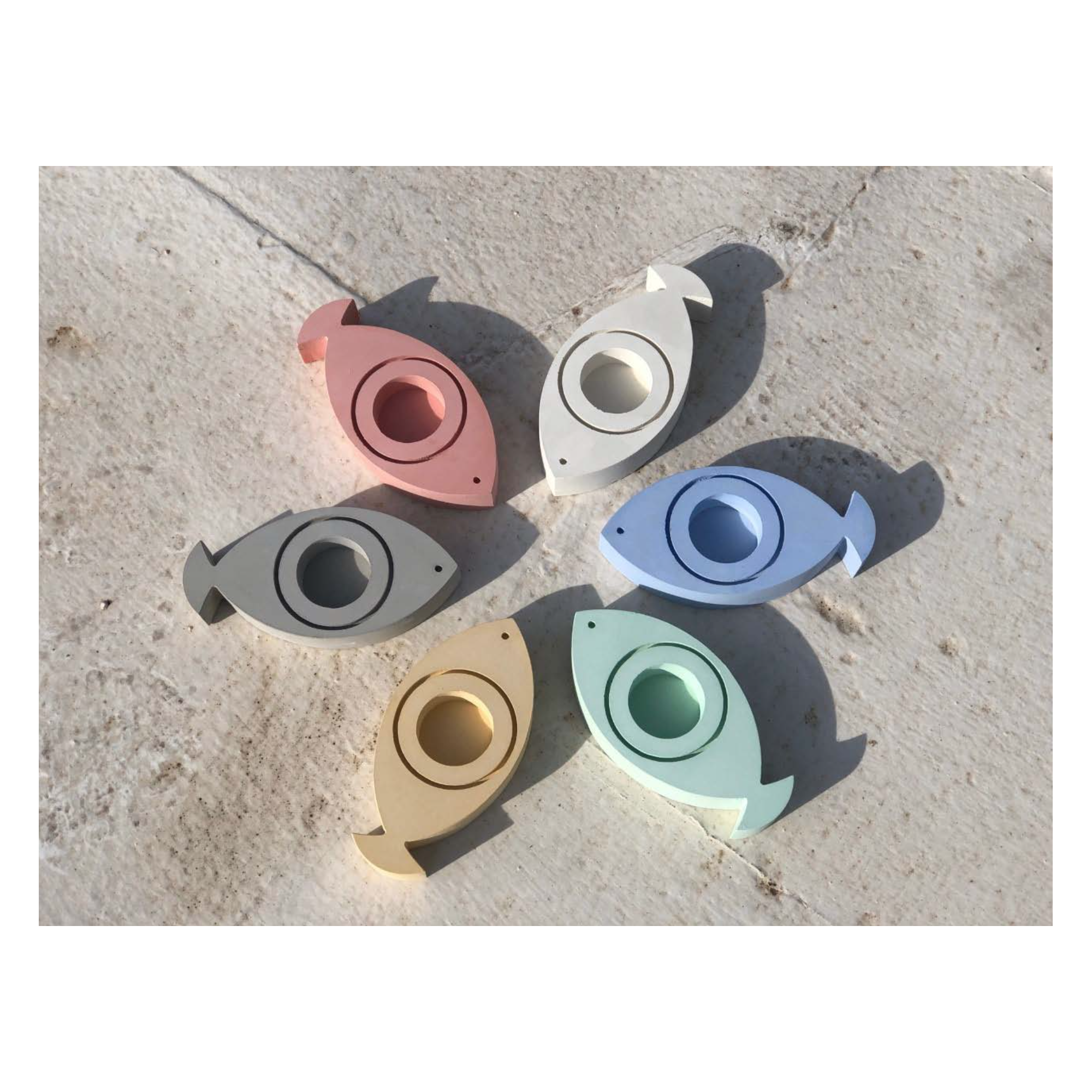 Fish-eye tealight holder A FUTURE PERFECT, top view