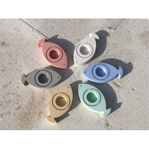 Fish-eye tealight holder A FUTURE PERFECT, top view