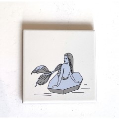 Ceramic coasters - Mermaid