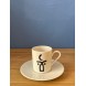 Espresso porcelain cup and its plate Woman A FUTURE PERFECT, front view