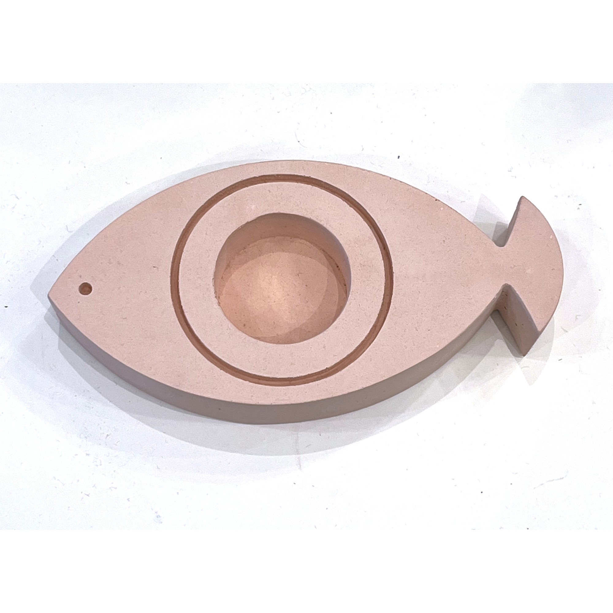 Fish-eye tealight holder pink A FUTURE PERFECT, top view