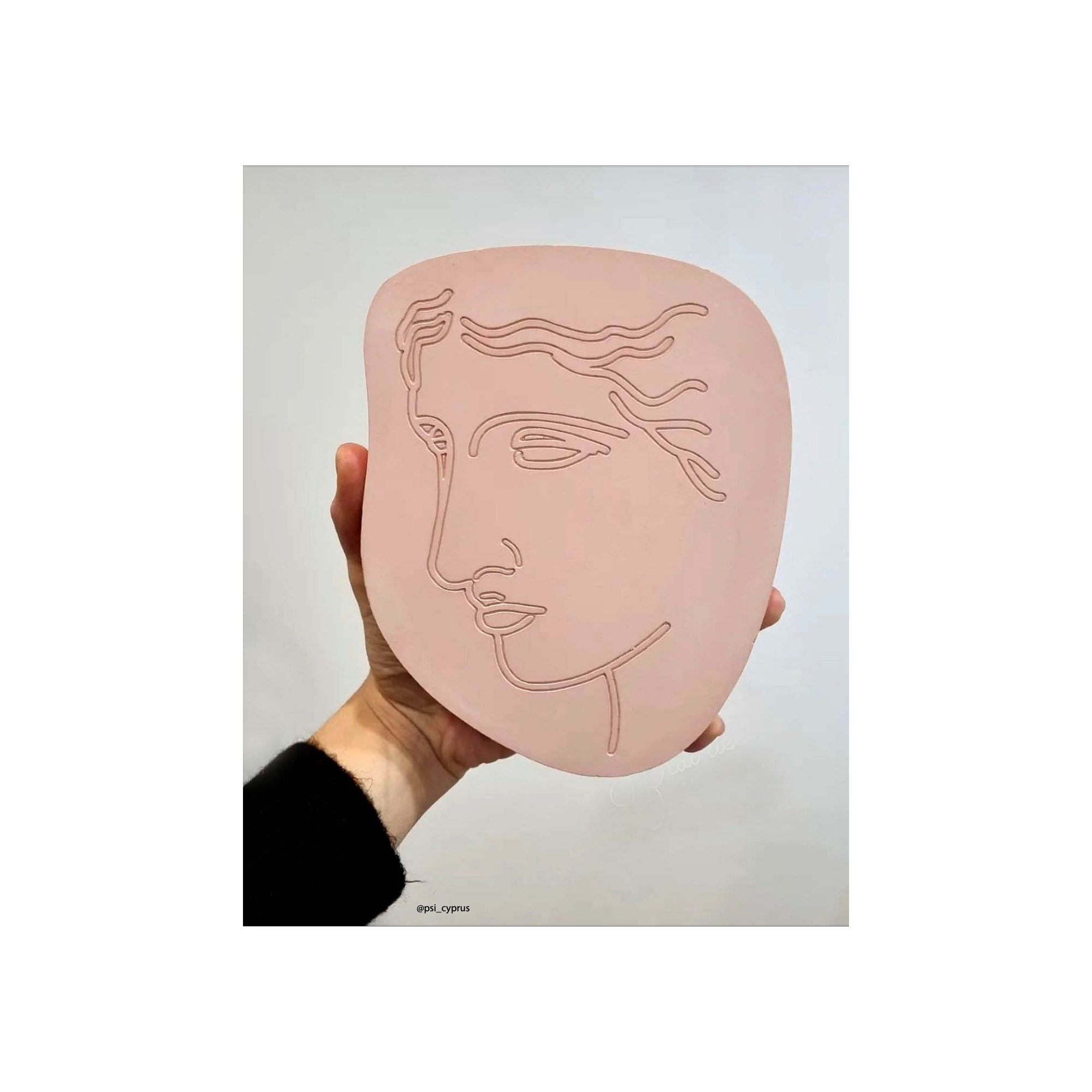 Déco murale - KALLOS Amazon rose A FUTURE PERFECT, vue de face