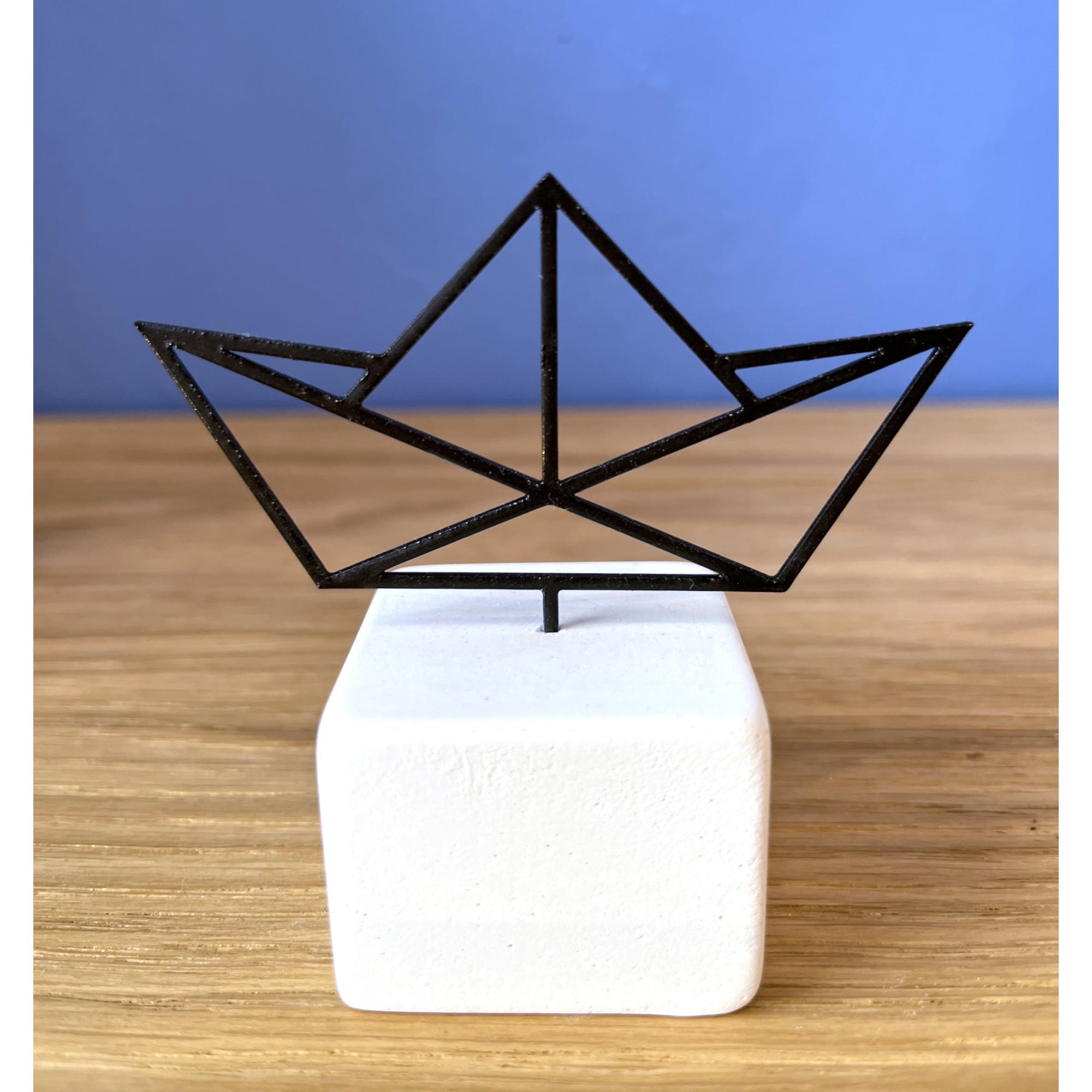 Petite Sculpture Décorative BOAT AFP, vu de face