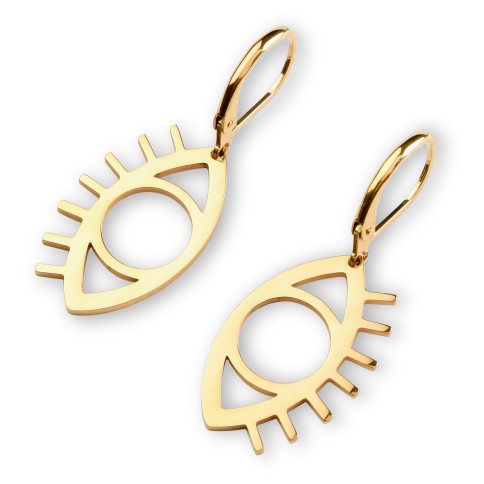 Boucles d'oreilles pendantes - Eye A FUTURE PERFECT, vue de haut