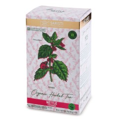 Organic Nettle Infusions Saristi, box of 20 bags, front view