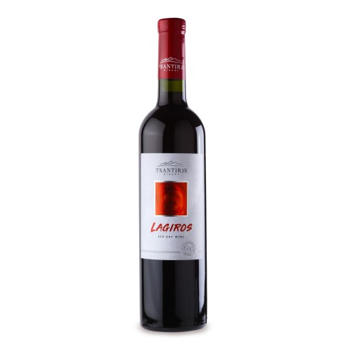 Lagyros, vin rouge bio IGP d'Ikaria 750ml TSANTIRIS, vu de face