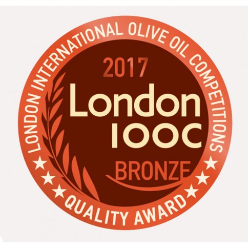 Huile d'olive extra vierge Manaki 500ml 3922 LIOOC 2017 bronze Huile d'olive extra vierge Manaki 500ml 3922 LIOOC 2017 bronze