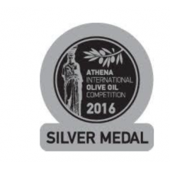 Huile d'olive extra vierge Manaki 500ml 3922 AIOOC 2016 silver