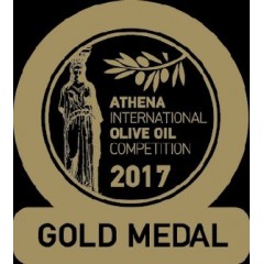 Extra virgin oil Manaki "39/22" 500ml AIOOC bronze gold 2017