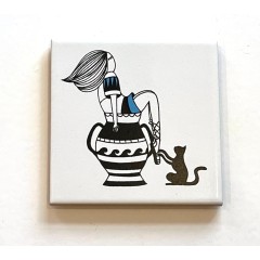 Ceramic coasters - Stuck in...