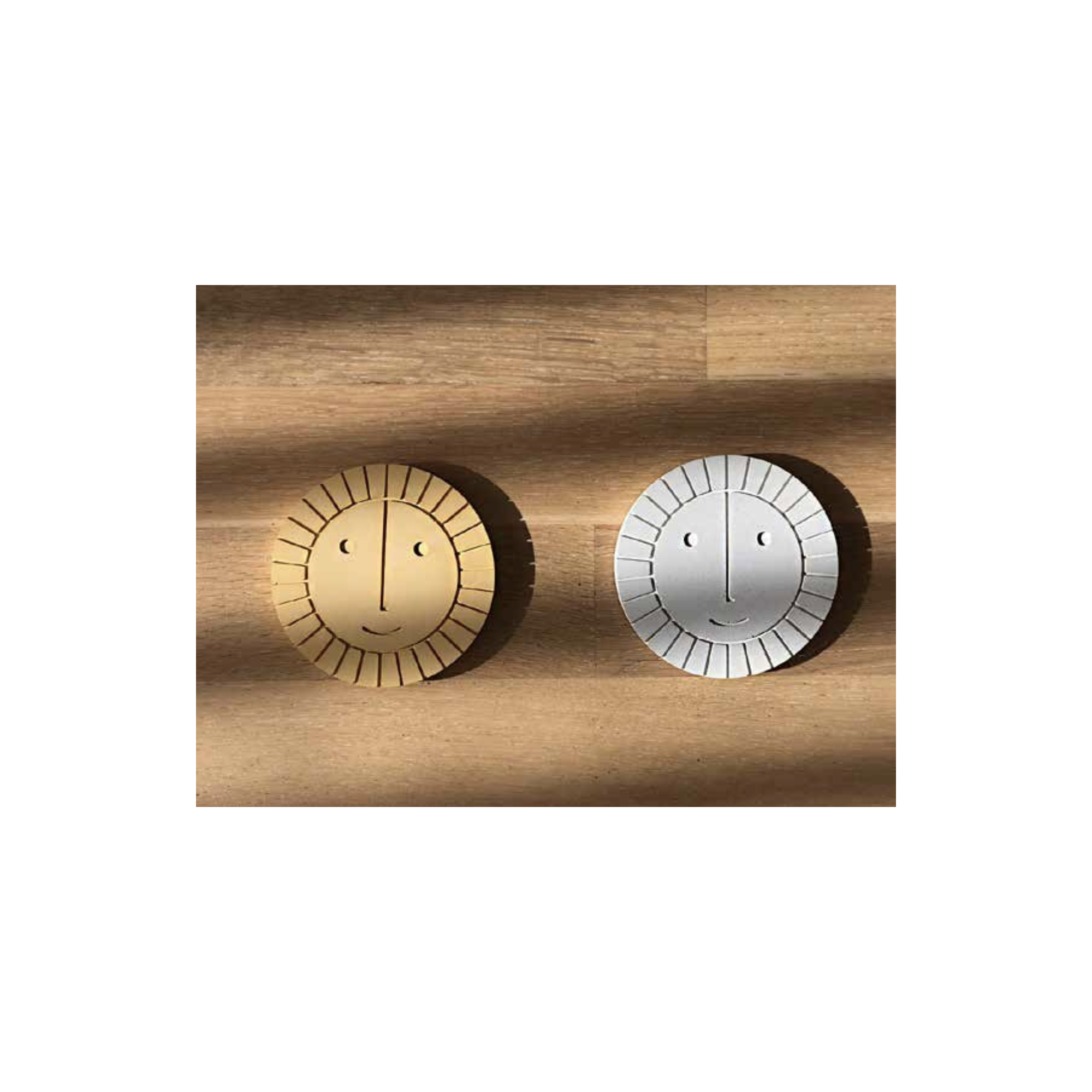 Dessous de verre Sun Face A FUTURE PERFECT, vu de haut