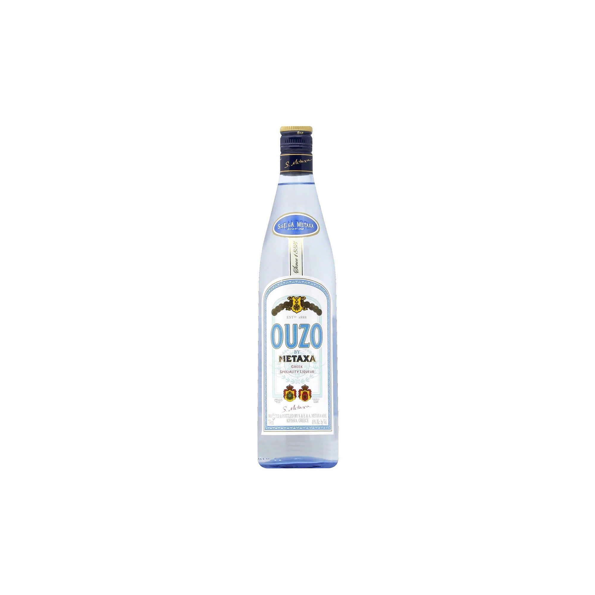 Ouzo de Metaxa 70cl METAXA, vu de face