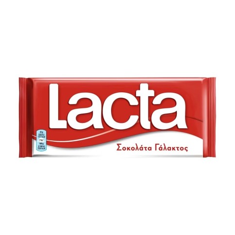 Lacta galaktos, chocolat au lait 85g MONDELEZ, vu d'haut