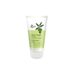 Crème pour les mains à l'huile d'olive bio et à la vitamine E 150ml RIZES CRETE, vue de face