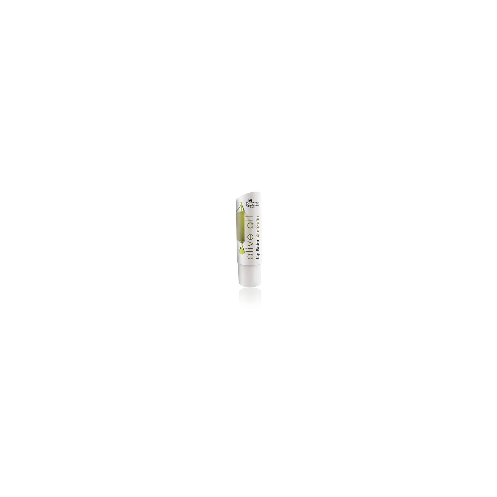 Lip balm with organic olive oil RIZES CRETE, front view