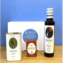 Coffret cadeau "Greenolia II" POUPADOU, vu de face