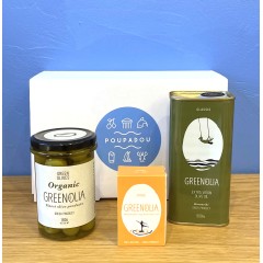 Coffret cadeau "Greenolia I" POUPADOU, vu de face