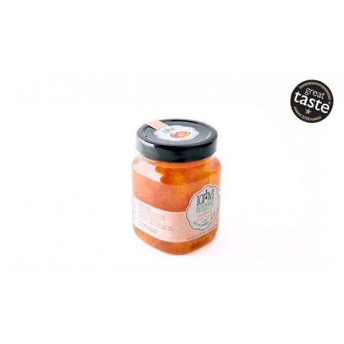 Bitter orange peels spoon sweet 450g Iamvi front view Great taste Bitter orange peels spoon sweet 450g Iamvi front view Great taste
