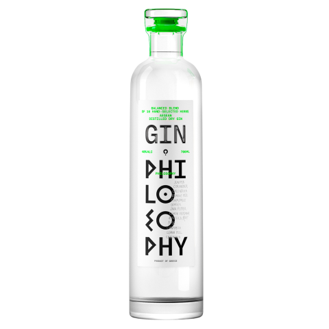 Philosophy Gin of Lesbos 700ml EVA DISTILLERY, front view
